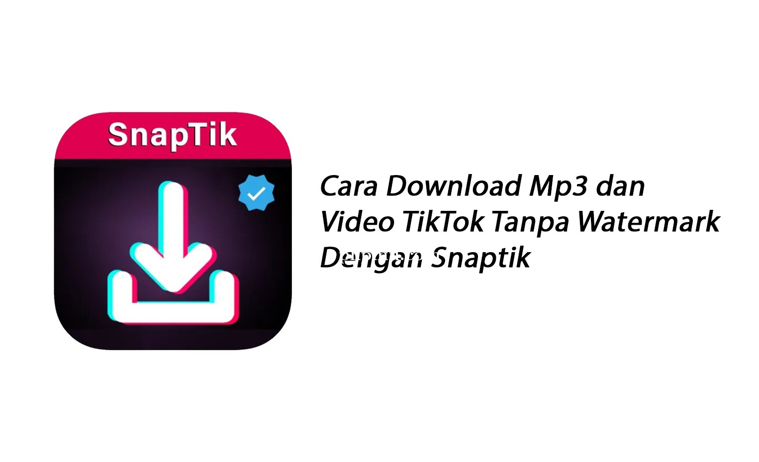 SnapTik Bisa Jadi Solusi Backup Video TikTok Kamu